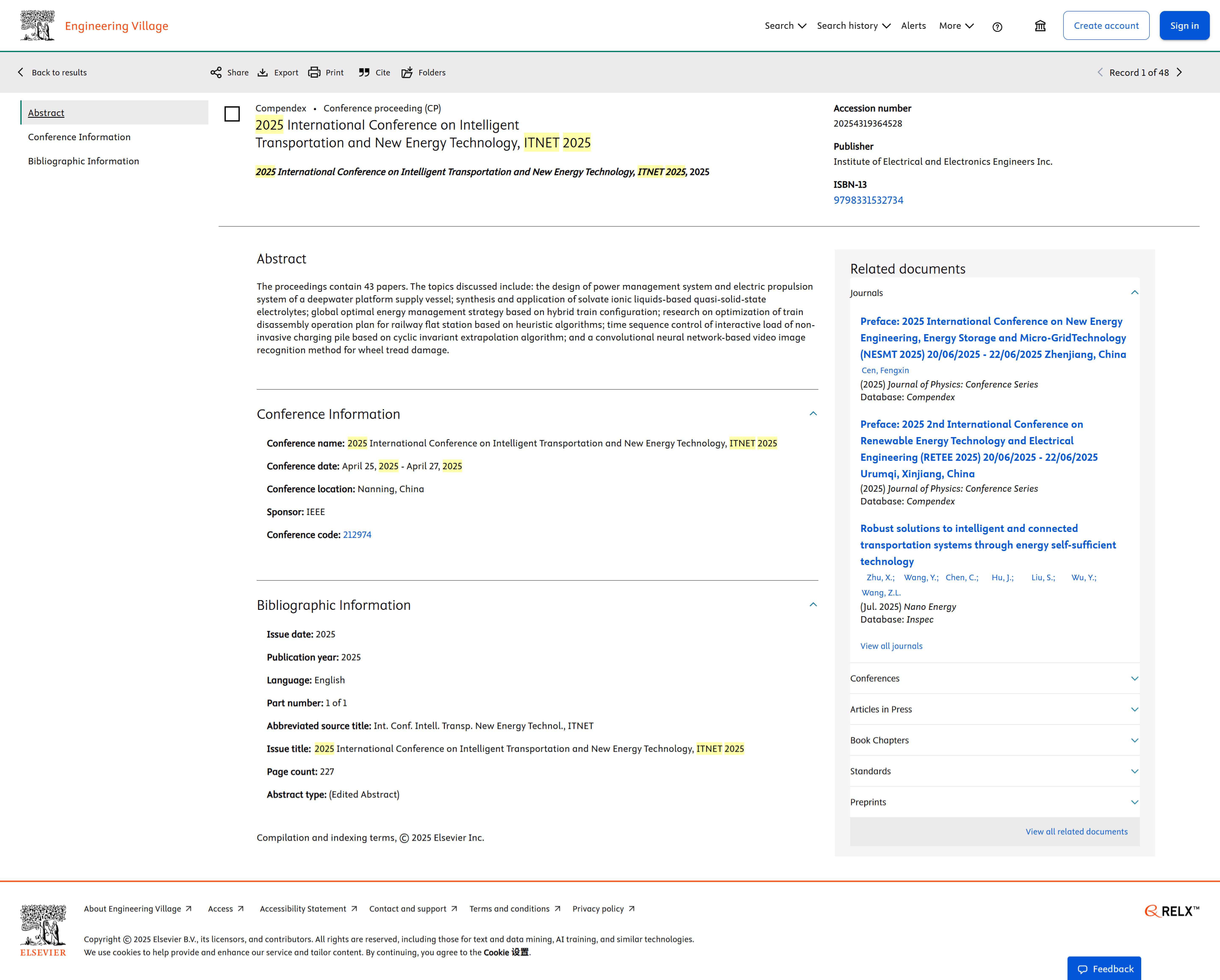 ITNET 2025 EI Indexing